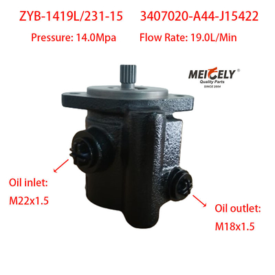 高品質のZYB-1419L/231-15 ウェイチャイ・デュッツ・パワーステアリングポンプ