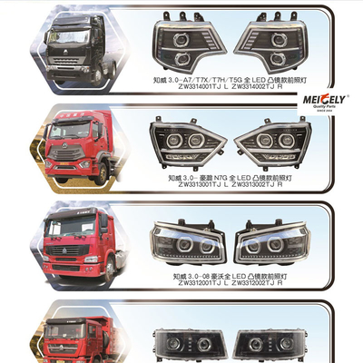 WG9525720025 Sinotruk Haohan N7G ヘッドライト LED HOWOのために