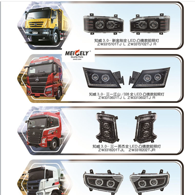 61020932 Sany重用トラック用 イングジエ LEDヘッドライト組