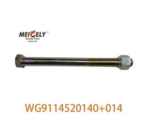 オリジナル WG9114520140+014 HOWOのフロント・スチール・プレート・センター・ボルトの適用