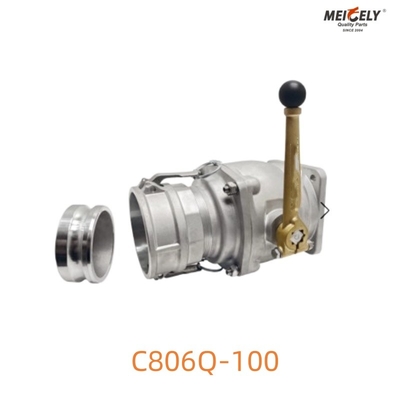 C806Q-100 重荷タンクトラック用耐久性卸荷ボールバルブ