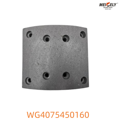 WG4075450160 Howo ブレーキパッド 安定した摩擦材料