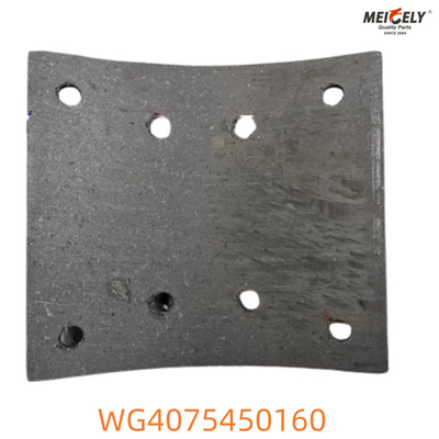 WG4075450160 Howo ブレーキパッド 安定した摩擦材料